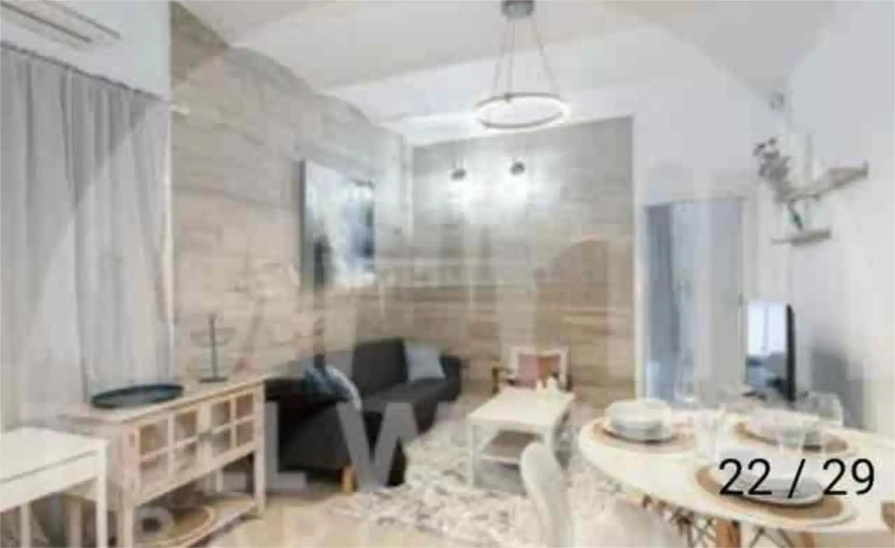 Pis en venda a El Baix Guinardó Sala d'estar de Pis en venda en Barcelona Capital amb Terrassa