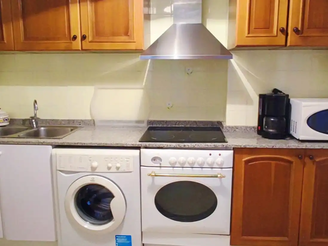 Cocina de Piso de alquiler en Calpe / Calp con Terraza, Amueblado y Parking comunitario