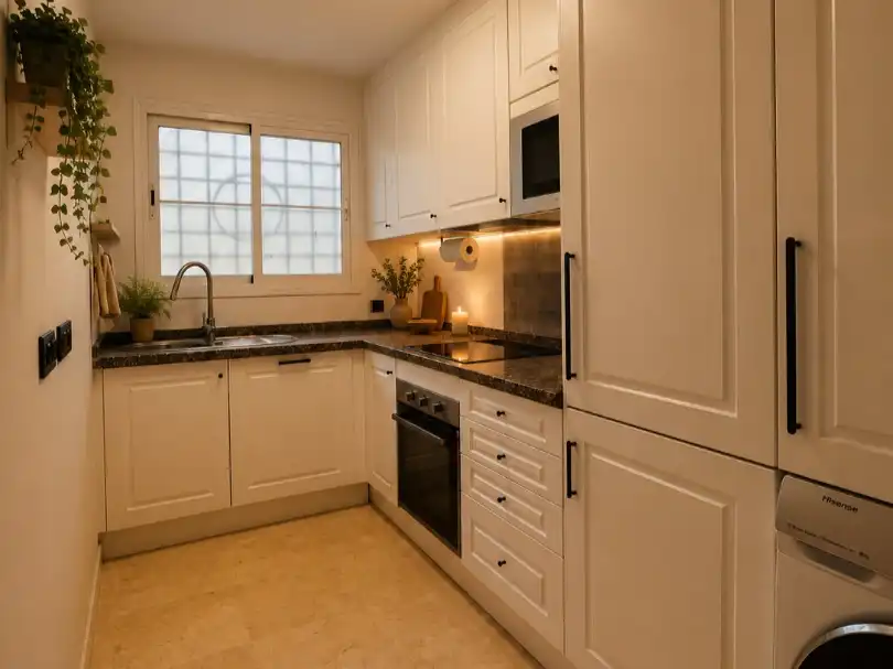Piso en venta en Avenida de Cibeles, 8a, Montealto - Monterrey Cocina de Piso en venta en Benalmádena con Aire acondicionado, Terraza y Piscina