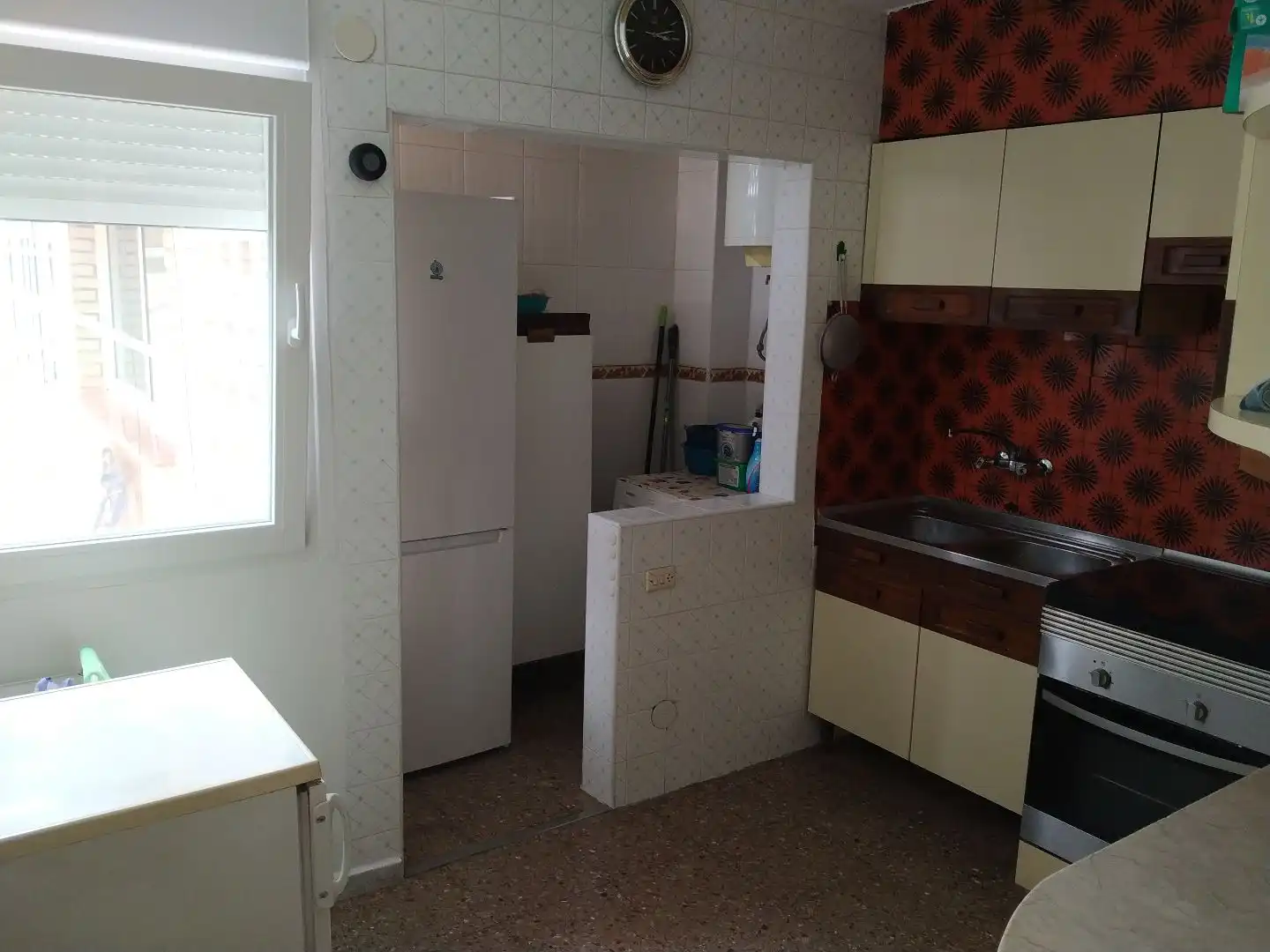Cocina de Piso de alquiler en Murcia con Aire acondicionado, Terraza y Amueblado
