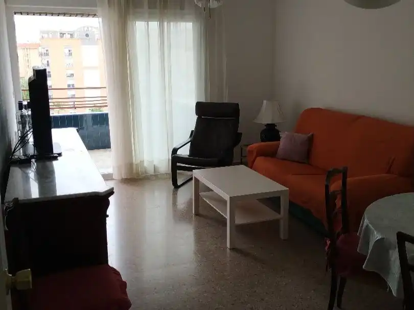Sala de estar de Piso de alquiler en Murcia con Aire acondicionado, Terraza y Amueblado