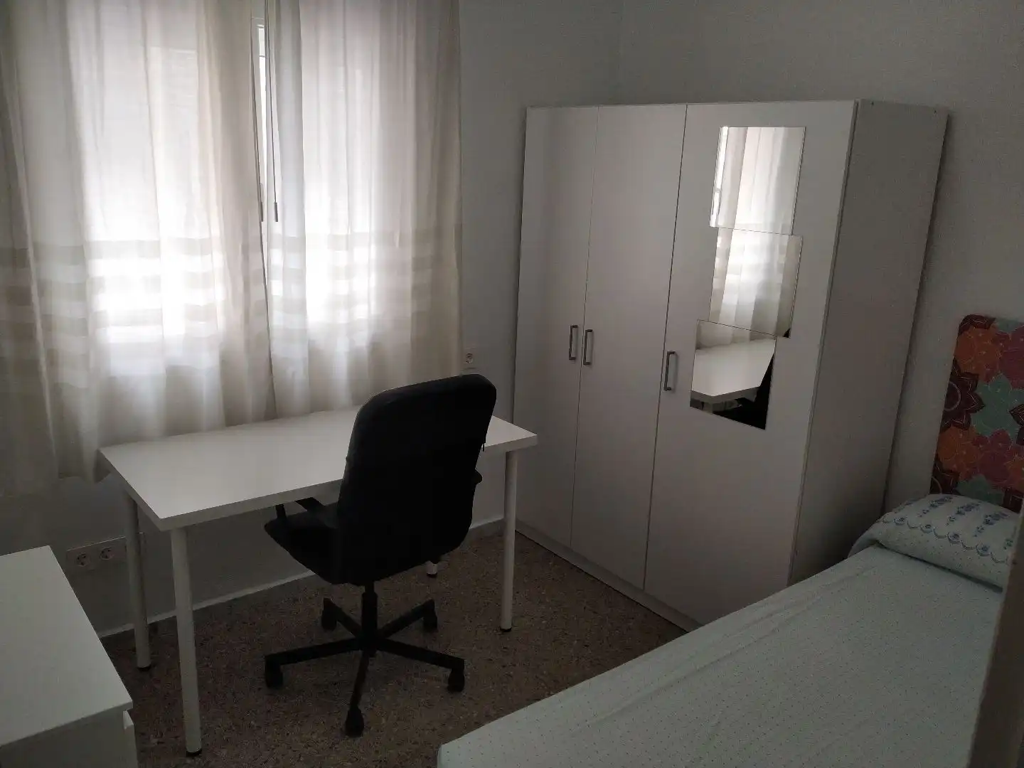 Habitación de Piso de alquiler en Murcia con Aire acondicionado, Terraza y Amueblado