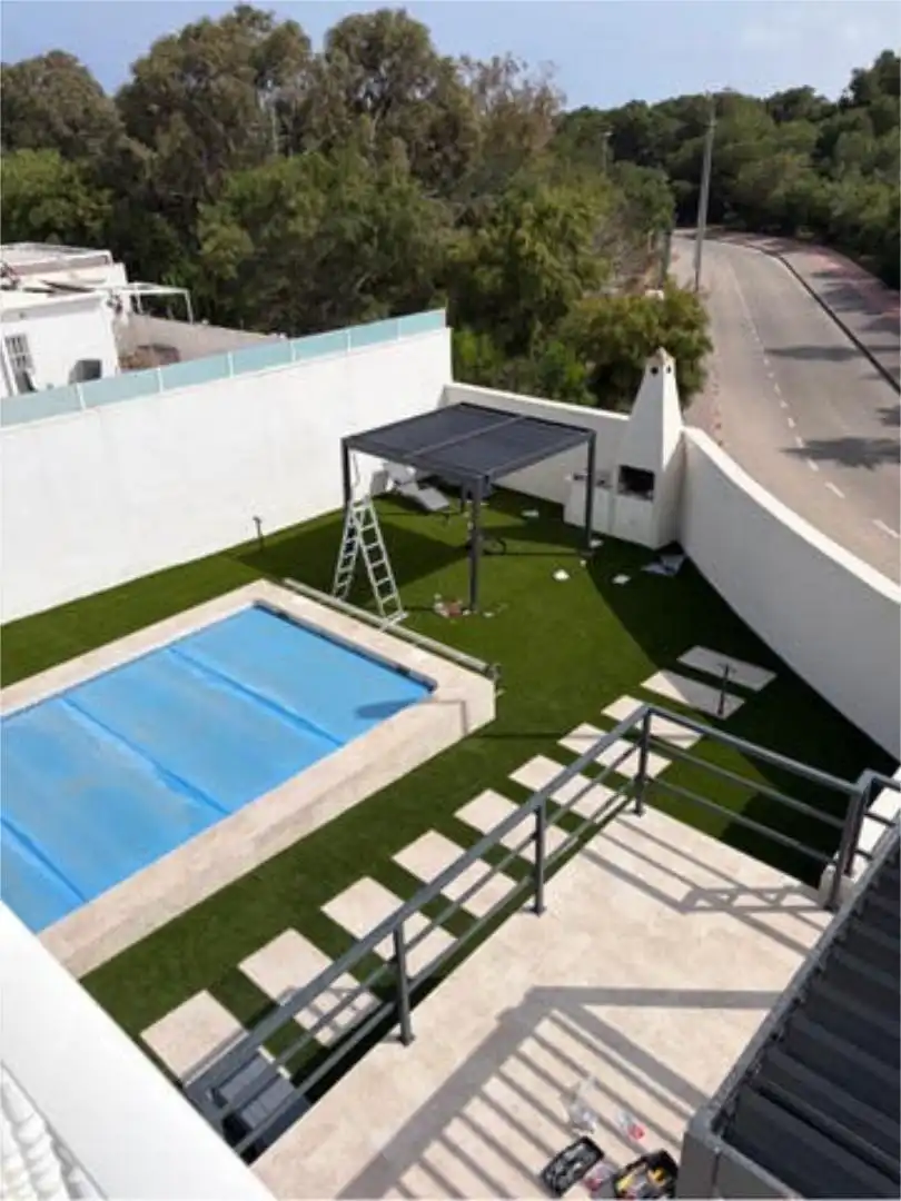 Piscina de Casa adosada en venda en Pilar de la Horadada amb Terrassa i Piscina