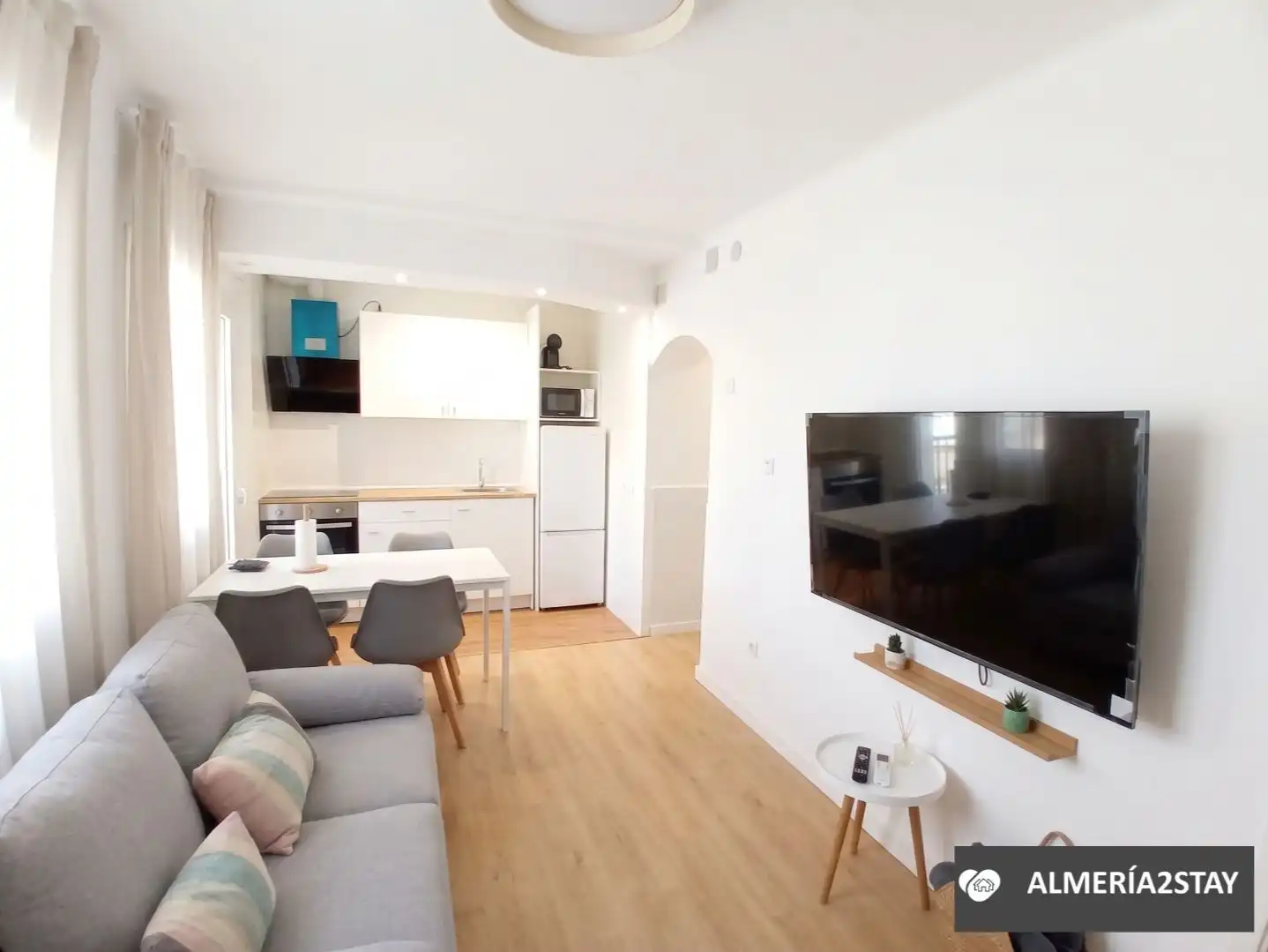 Flat for sale in Calle Campofrío, 14, Los Ángeles - Cruz de Caravaca Living room of Flat for sale in Almería Capital with Air Conditioner