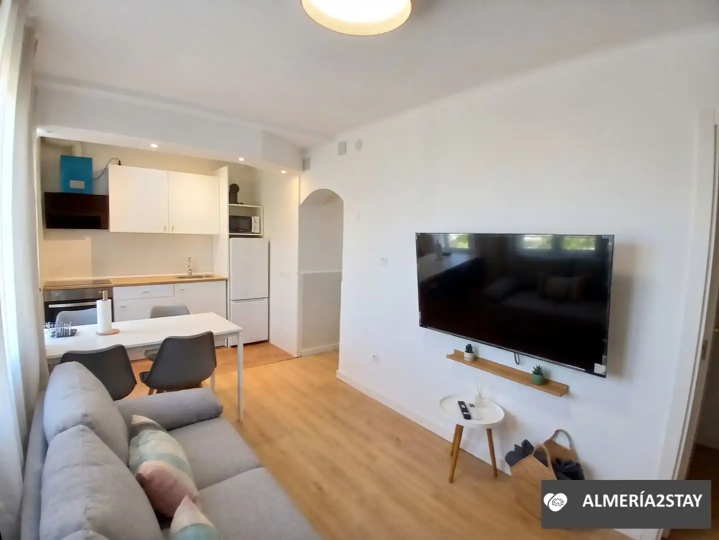 Flat for sale in Calle Campofrío, 14, Los Ángeles - Cruz de Caravaca Living room of Flat for sale in Almería Capital with Air Conditioner