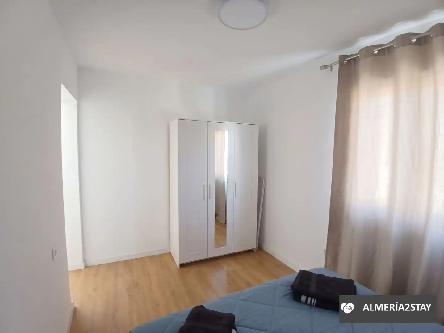 Flat for sale in Calle Campofrío, 14, Los Ángeles - Cruz de Caravaca Bedroom of Flat for sale in Almería Capital with Air Conditioner