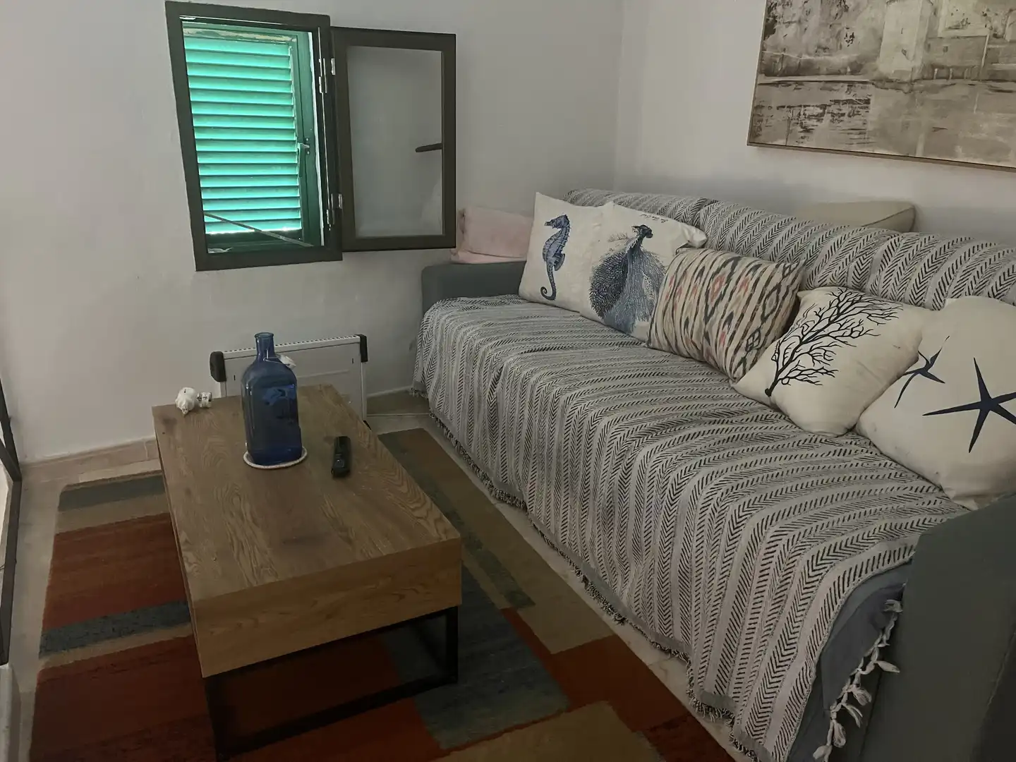 Flat for rent in Carrer des Vent, 67, Porreres Living room of Flat for rent in Porreres with Air Conditioner, Heating and Terrace