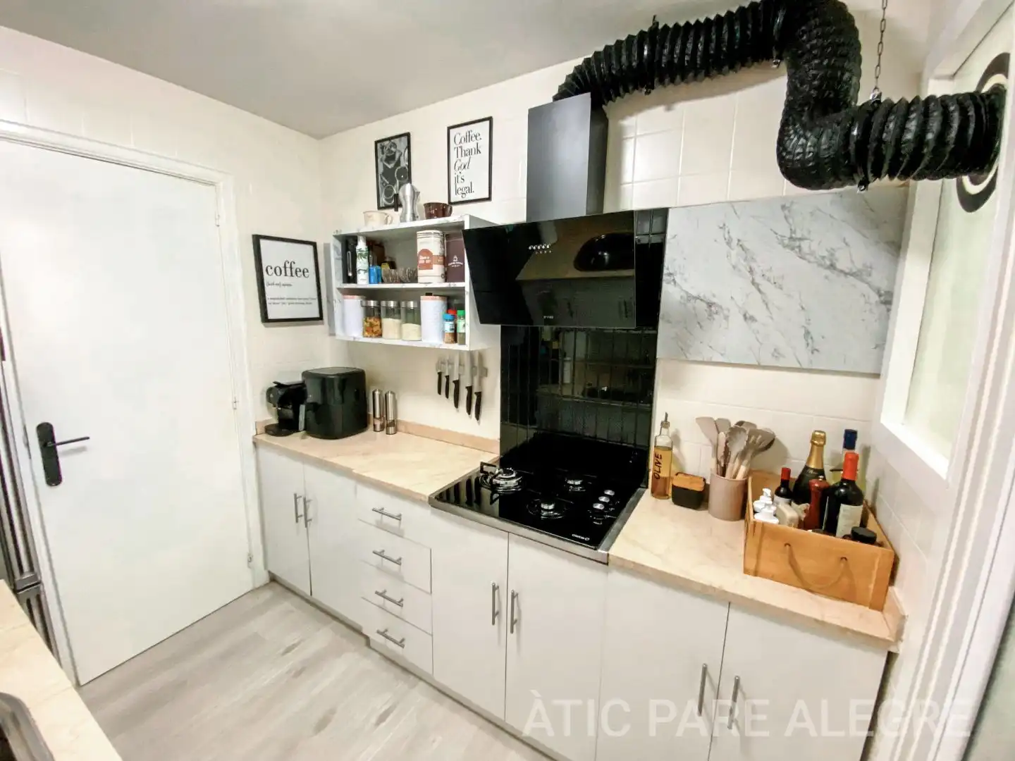 Ático en venta en Rambleta del Pare Alegre, 60, La Cogullada Cocina de Ático en venta en Terrassa con Aire acondicionado, Calefacción y Parquet