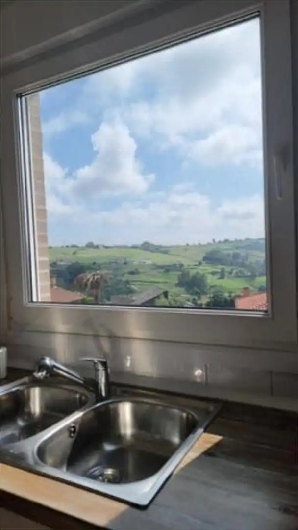 Terraza de Piso de alquiler en Suances con Calefacción y Amueblado