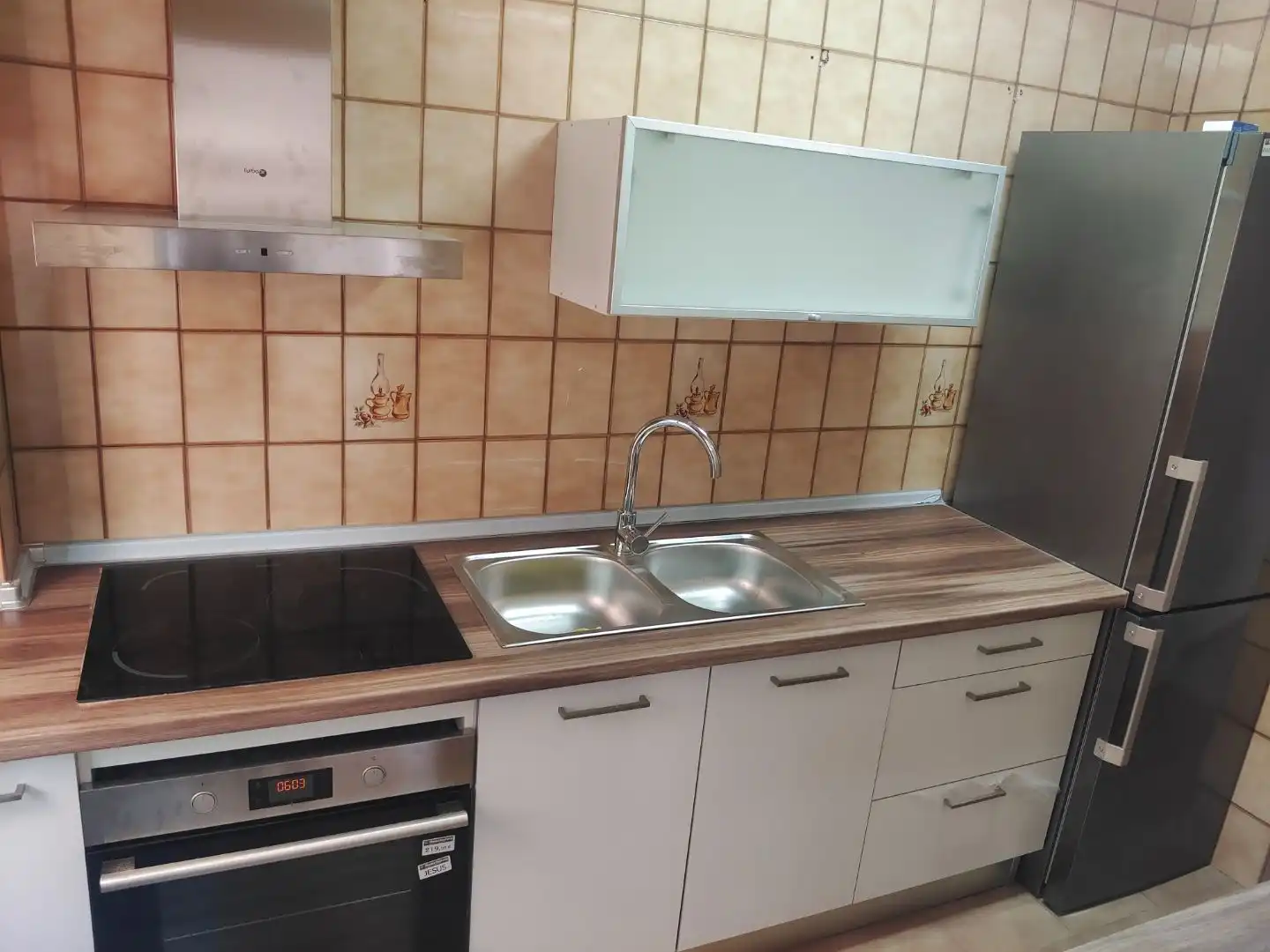 Kitchen of Flat for rent in Granada  with Air Conditioner, Furnished and Balcony