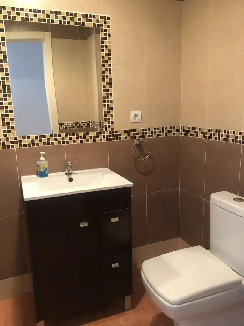 Bathroom of Flat for rent in Sevilla  with Air Conditioner, Furnished and Balcony