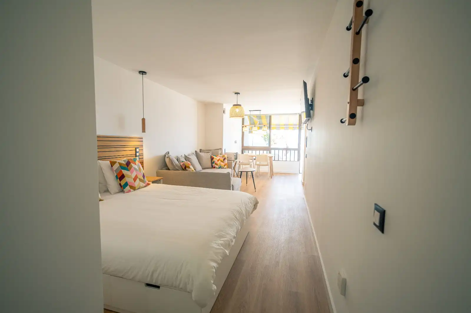 Estudi de lloguer a Avenida de la Verga, 4, Arguineguín Dormitori de Estudi de lloguer en Mogán amb Parquet, Terrassa i Moblat