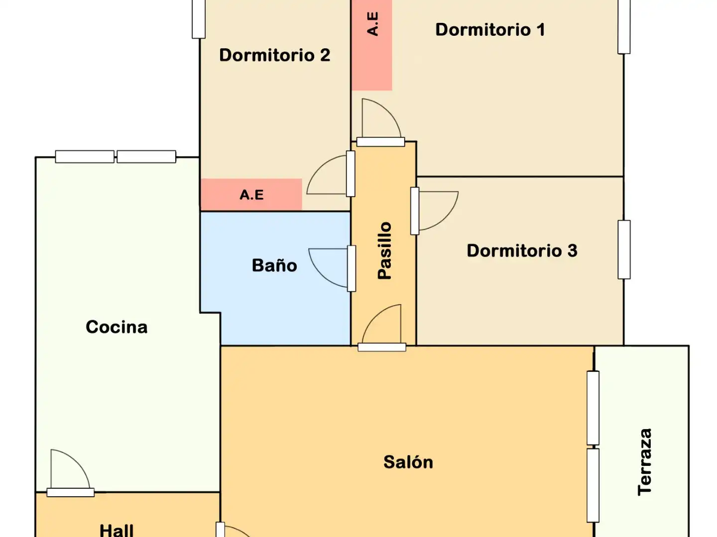 Piso en venta en Sur - PAU 4 Piso en venta en Sur - PAU 4
