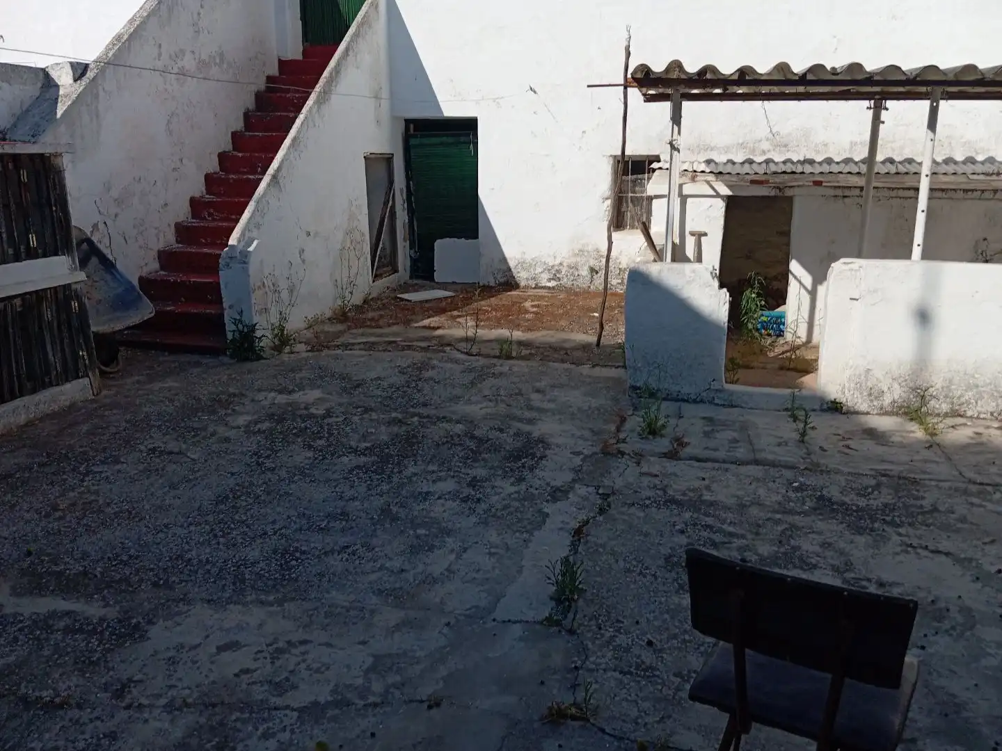 Vista exterior de Planta baja en venta en Montijo con Trastero