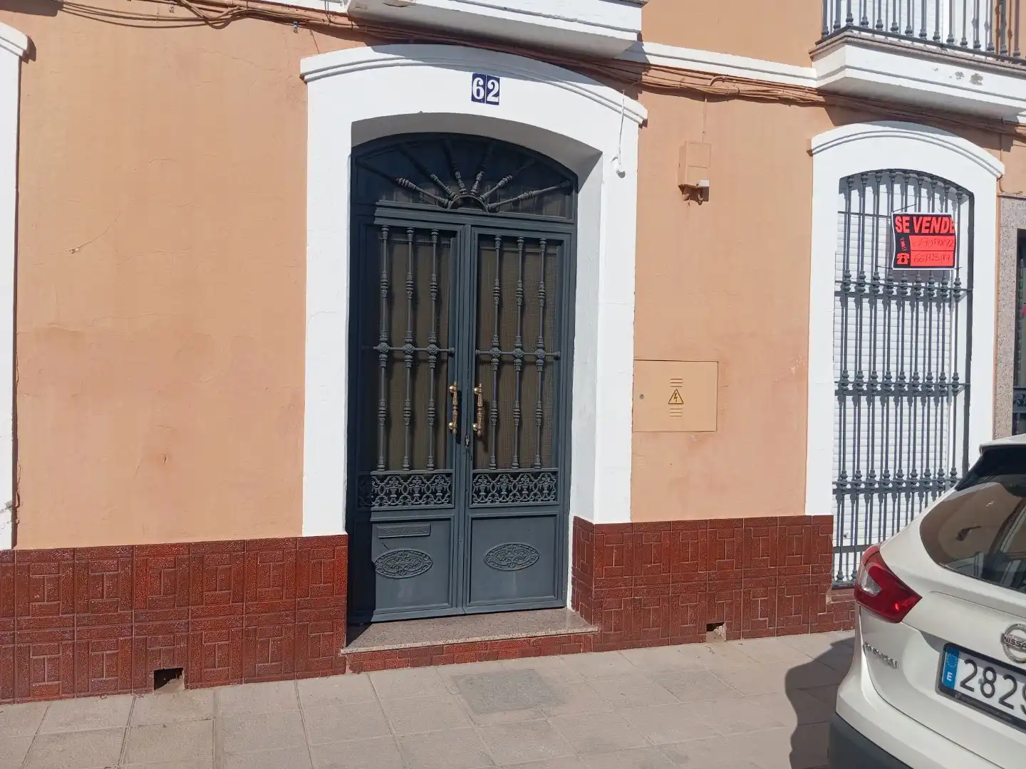 Vista exterior de Planta baja en venta en Montijo con Trastero