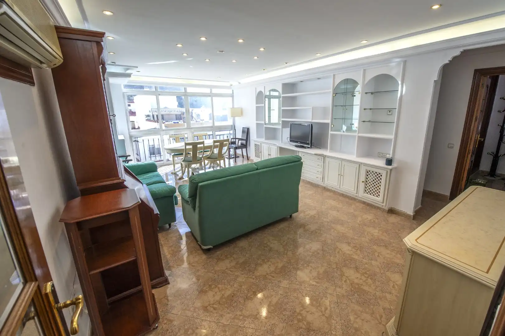 Sala d'estar de Pis en venda en Málaga Capital amb Aire condicionat