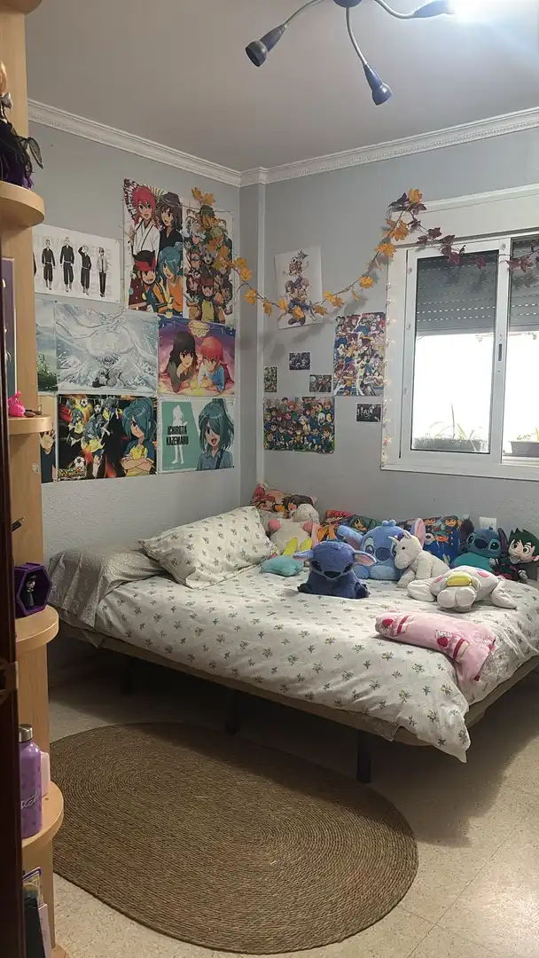 Wohnung zum Verkauf in Calle Sierra de Tentudía, Norte Schlafzimmer von Wohnung zum Verkauf in Mérida mit Privatgarten und Möbliert