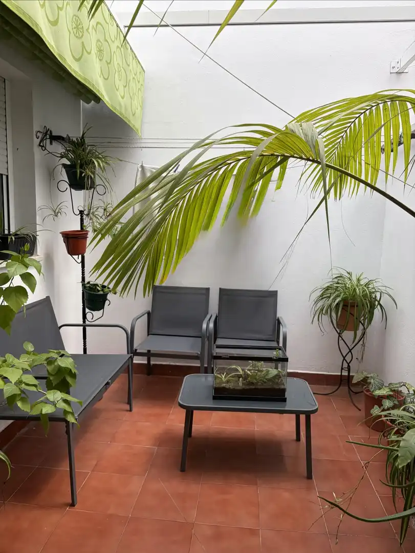 Wohnung zum Verkauf in Calle Sierra de Tentudía, Norte Terrasse von Wohnung zum Verkauf in Mérida mit Privatgarten und Möbliert
