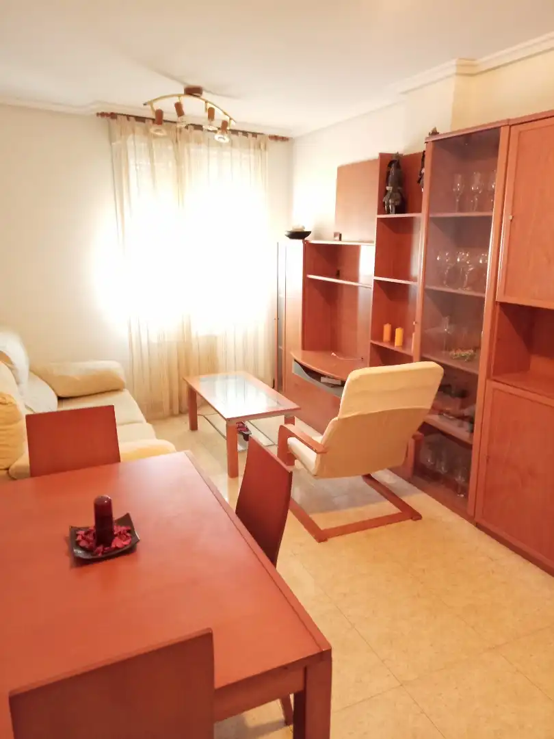 Living room of Flat for sale in Valladolid  with Heating, Parquet flooring and Storage room