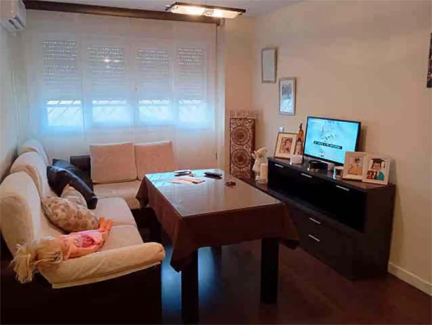 Wohnzimmer von Wohnung zur Miete in Oliva de Mérida mit Privatgarten, Abstellraum und Möbliert