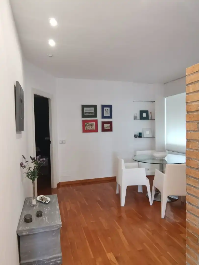 Comedor de Apartamento de alquiler en Murcia con Aire acondicionado, Parquet y Amueblado