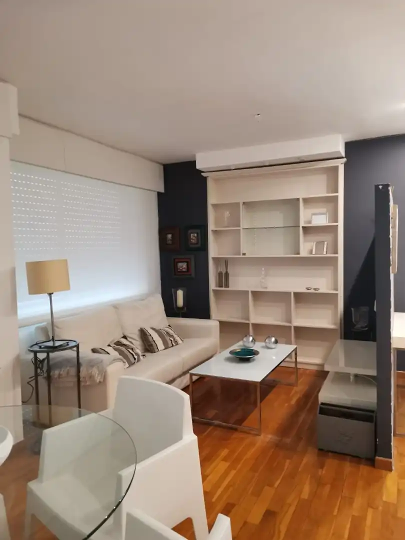 Sala de estar de Apartamento de alquiler en Murcia con Aire acondicionado, Parquet y Amueblado