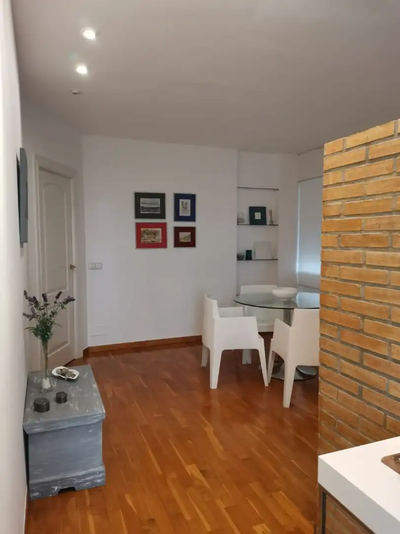 Comedor de Apartamento de alquiler en Murcia con Aire acondicionado, Parquet y Amueblado