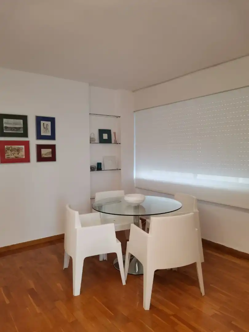 Comedor de Apartamento de alquiler en Murcia con Aire acondicionado, Parquet y Amueblado
