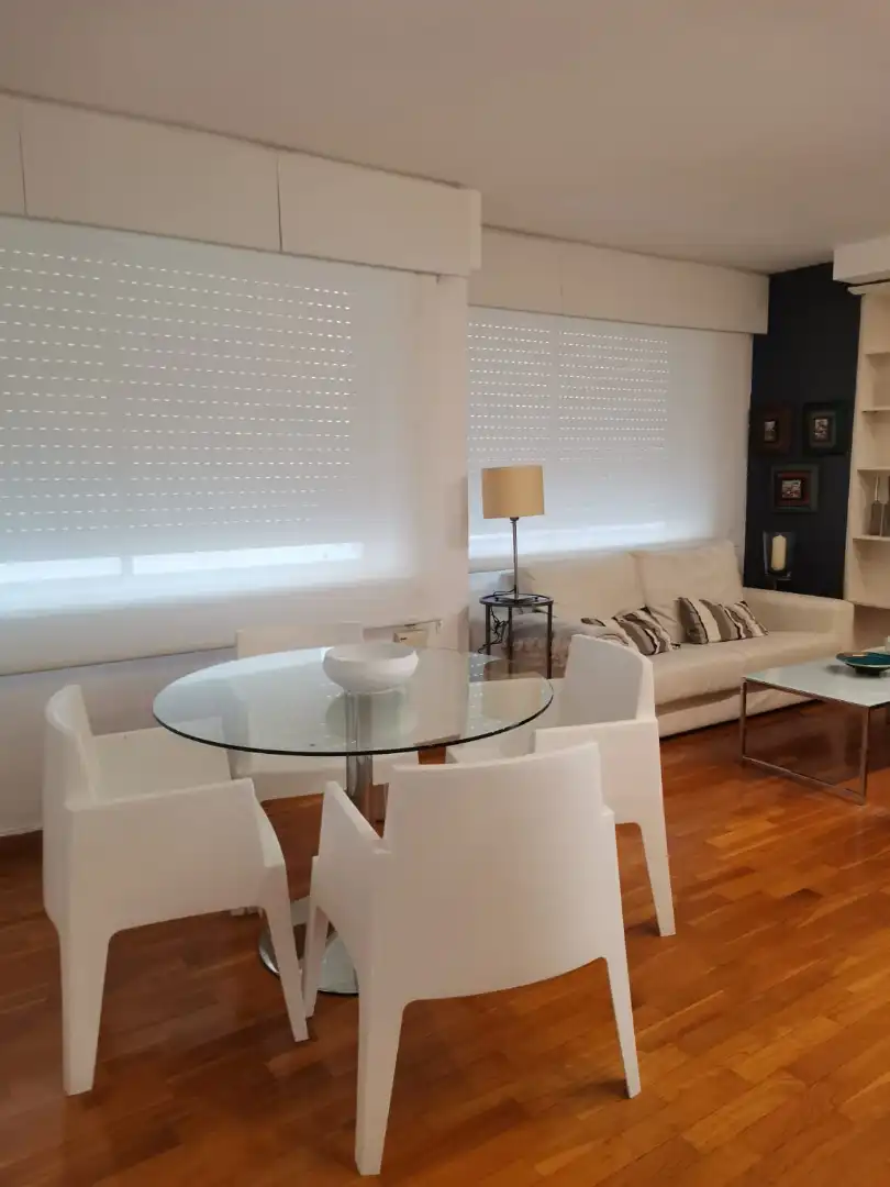 Sala de estar de Apartamento de alquiler en Murcia con Aire acondicionado, Parquet y Amueblado