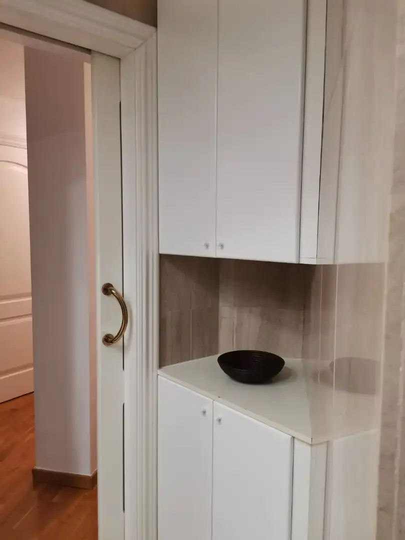 Cocina de Apartamento de alquiler en Murcia con Aire acondicionado, Parquet y Amueblado