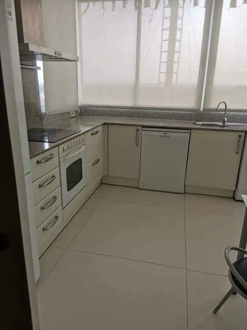 Cocina de Apartamento de alquiler en Murcia con Aire acondicionado, Parquet y Amueblado