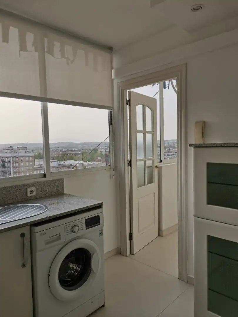 Terraza de Apartamento de alquiler en Murcia con Aire acondicionado, Parquet y Amueblado