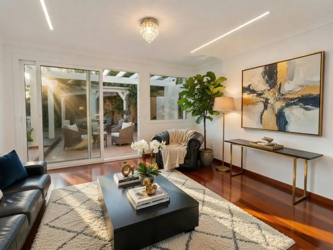 Casa o chalet en venta en Cap-negret, 43, L'Olla Sala de estar de Casa o chalet en venta en Altea con Aire acondicionado, Calefacción y Jardín privado