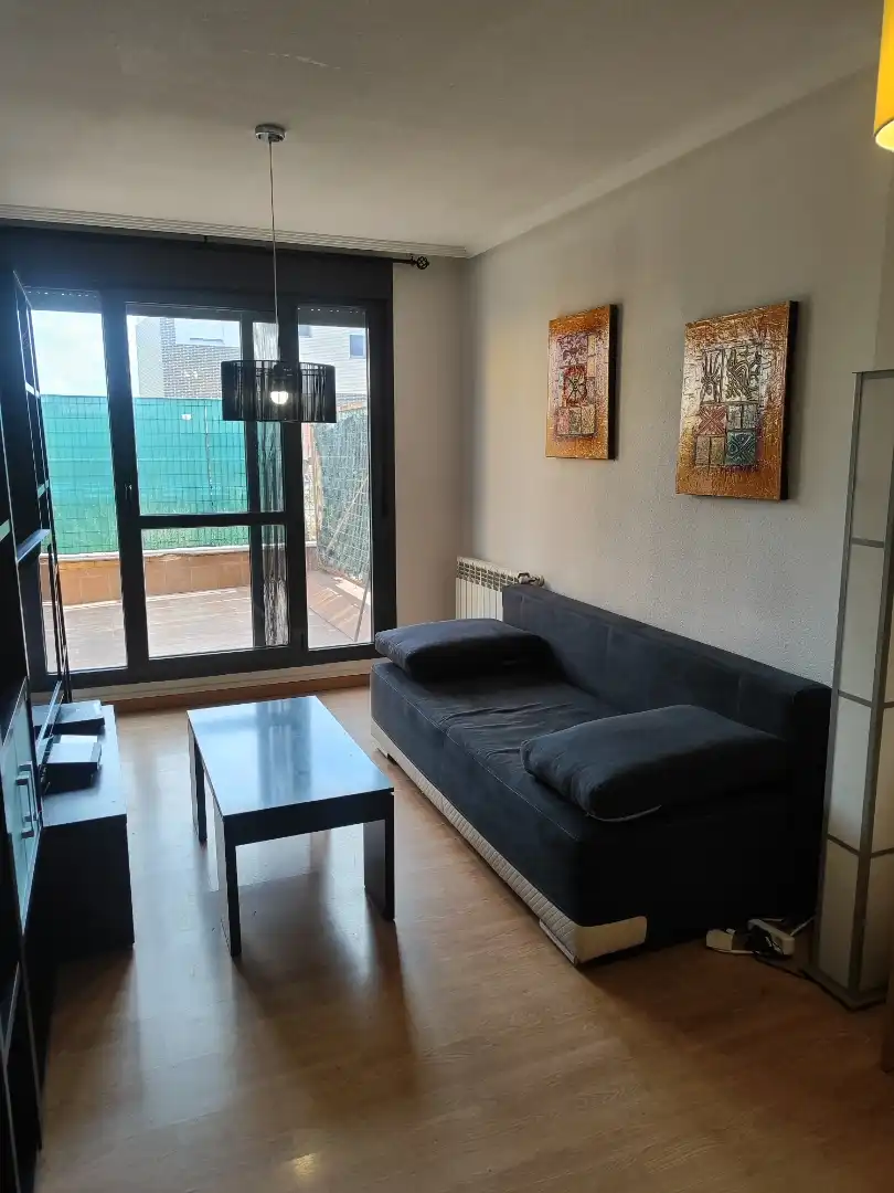 Wohnungen zur Miete in Calle Laguna, 17, Cistérniga Wohnzimmer von Wohnungen zur Miete in Cistérniga mit Heizung, Parkett und Terrasse