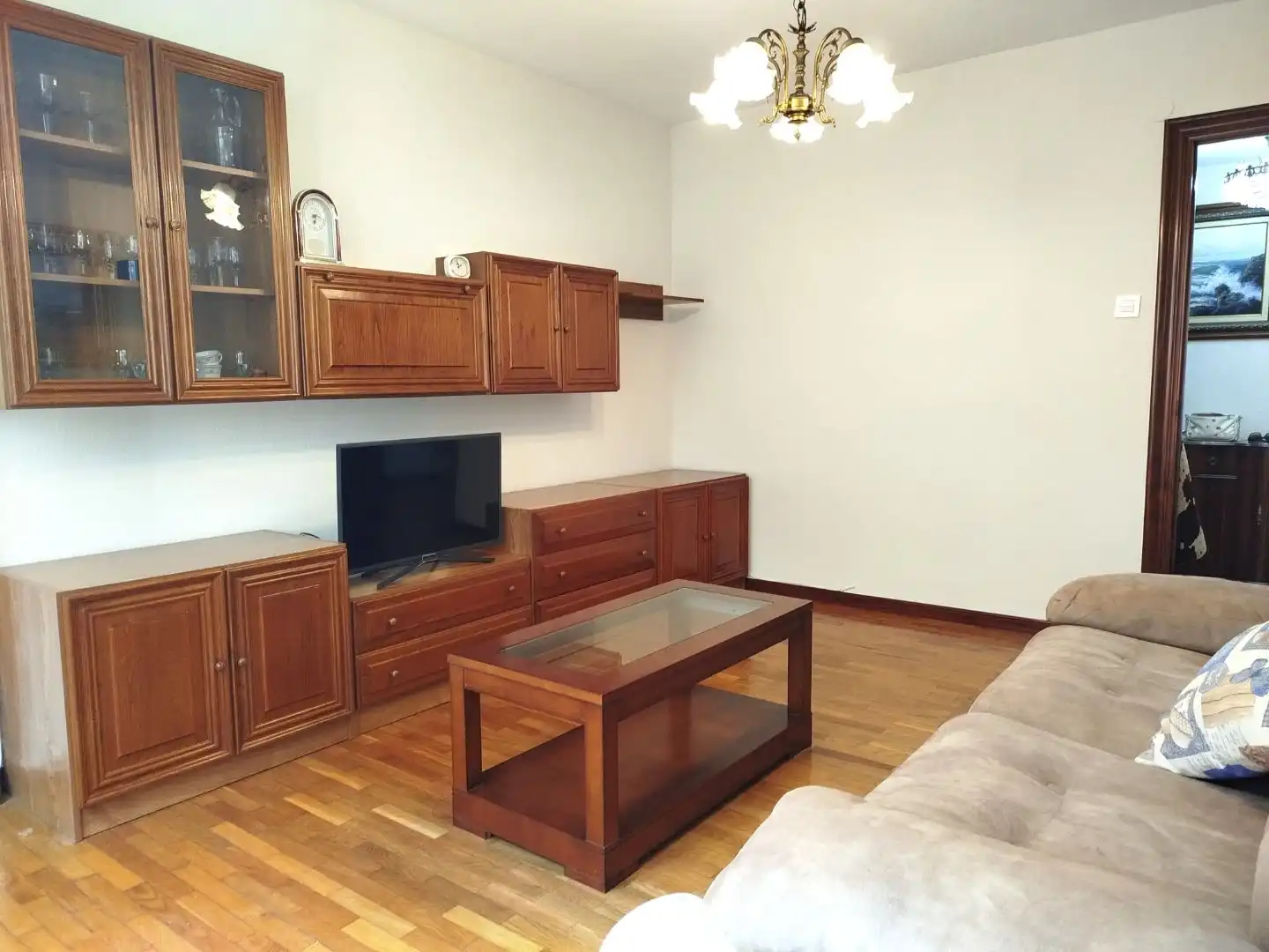 Sala de estar de Piso en venta en Gijón  con Terraza y Balcón