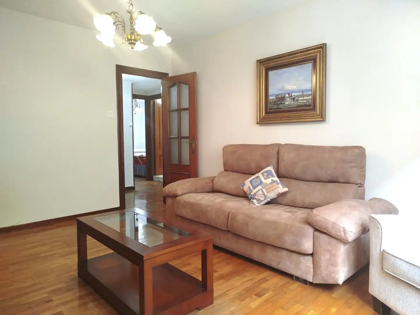 Sala de estar de Piso en venta en Gijón  con Terraza y Balcón