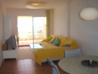 Apartament de lloguer a Calle Alegría, 2, Mojácar Playa - Las Ventanicas - La Paratá Sala d'estar de Apartament de lloguer en Mojácar amb Aire condicionat, Terrassa i Piscina