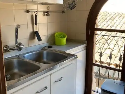 Küche von Wohnung zur Miete in  Palma de Mallorca mit Klimaanlage, Heizung und Terrasse