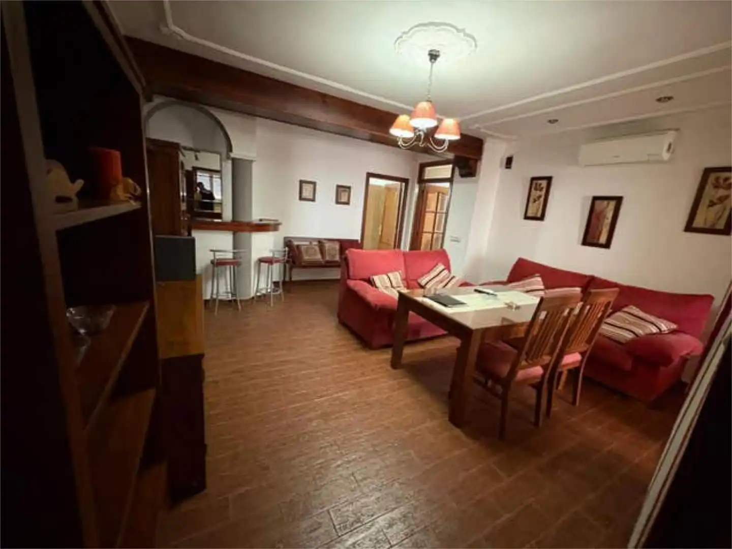 Living room of Houses for rent in Alange  with Storage room and Furnished