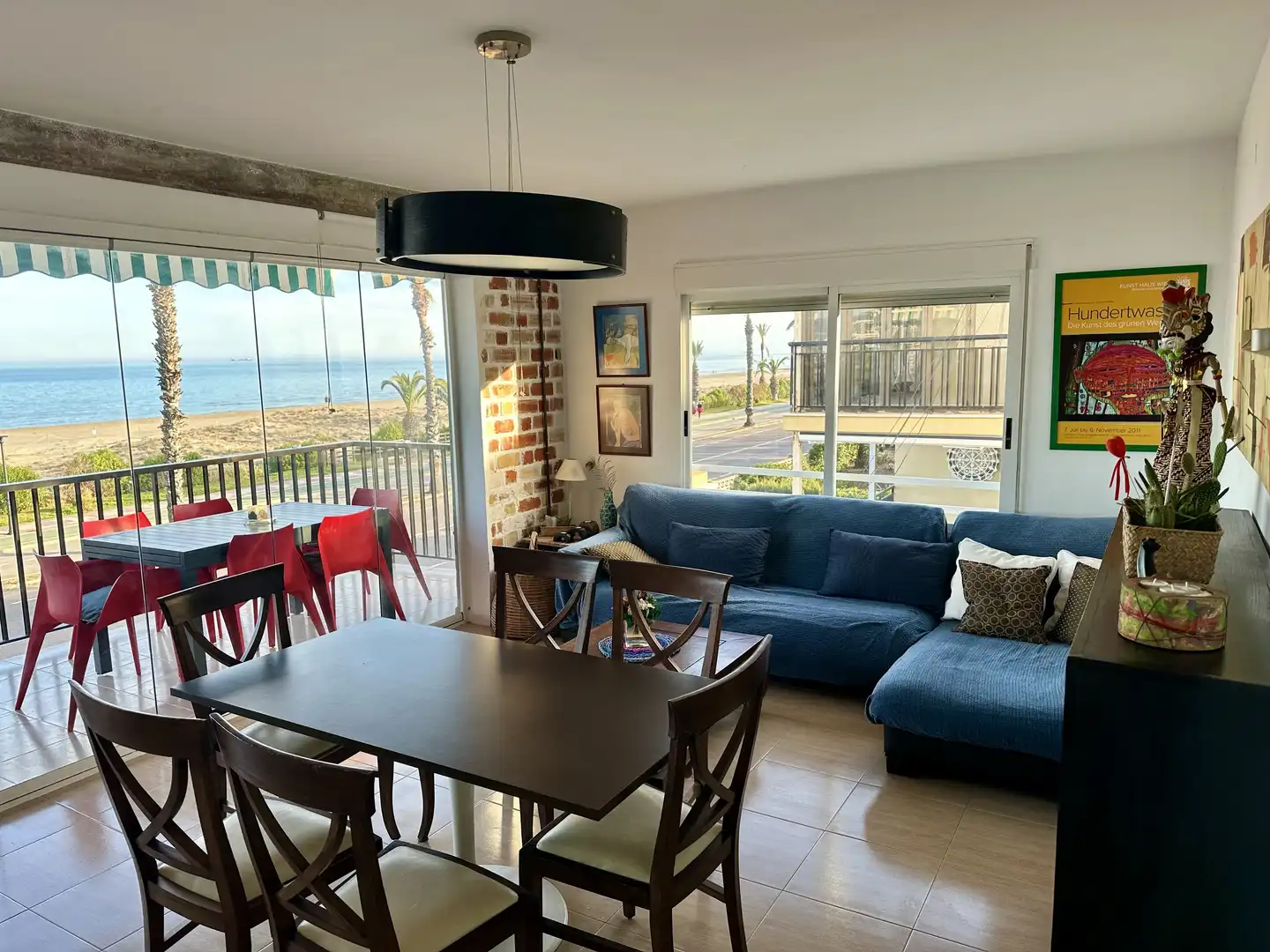 Apartamento de alquiler en Avenida Ferrandis Salvador, 67, Els Terrers Sala de estar de Apartamento de alquiler en Benicasim / Benicàssim con Terraza, Trastero y Amueblado