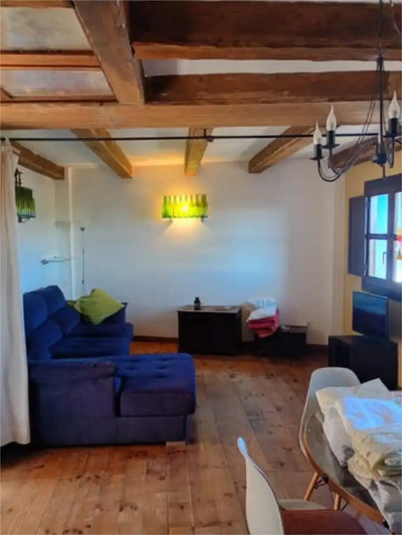Sala de estar de Casa o chalet de alquiler en Estada con Calefacción, Terraza y Amueblado