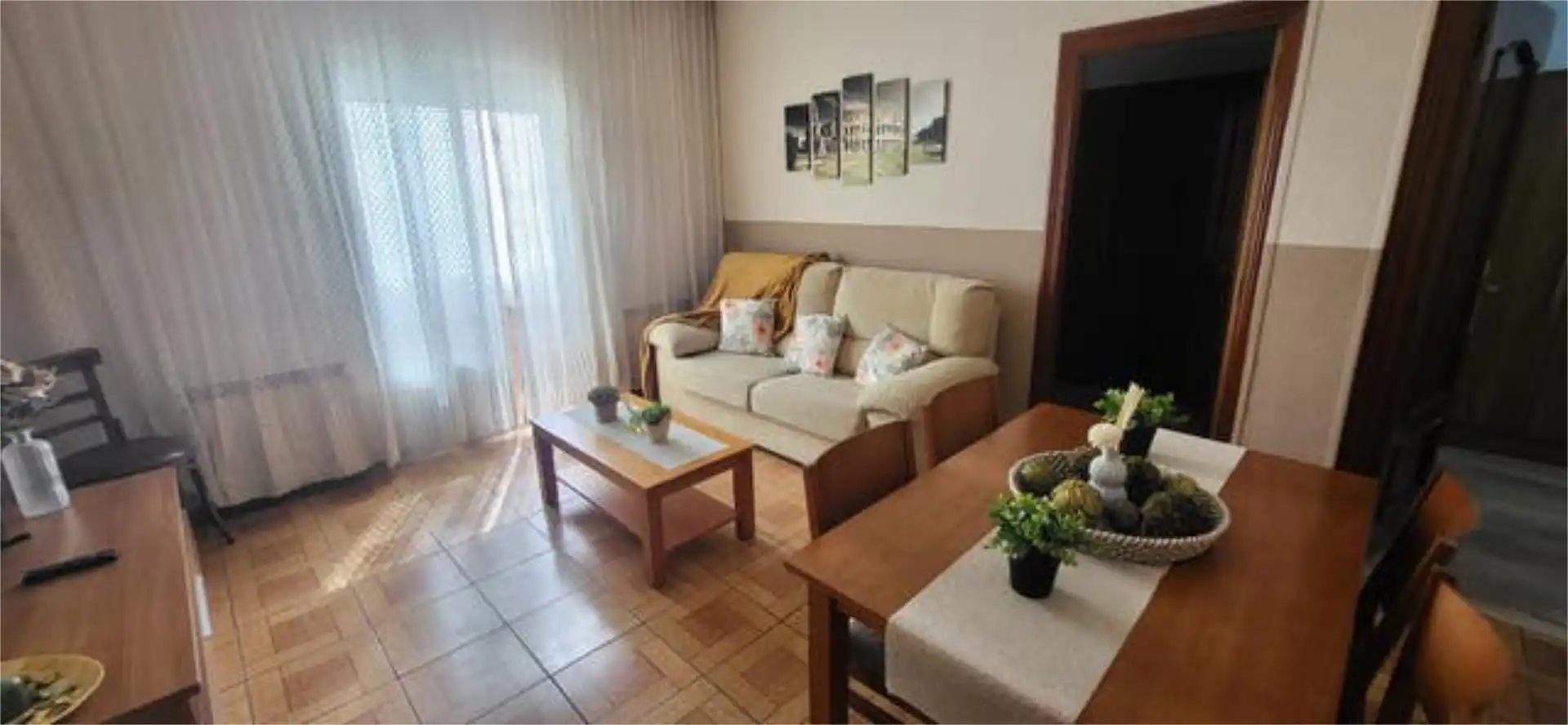 Sala de estar de Piso de alquiler en Venta de Baños con Terraza