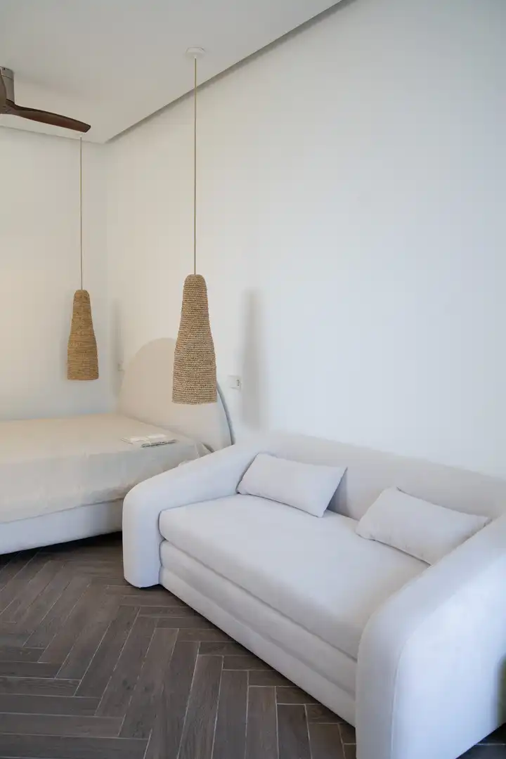 Loft zur Miete in Carrer Racó, 5, Playa del Puig Schlafzimmer von Loft zur Miete in El Puig de Santa Maria mit Klimaanlage, Heizung und Parkett
