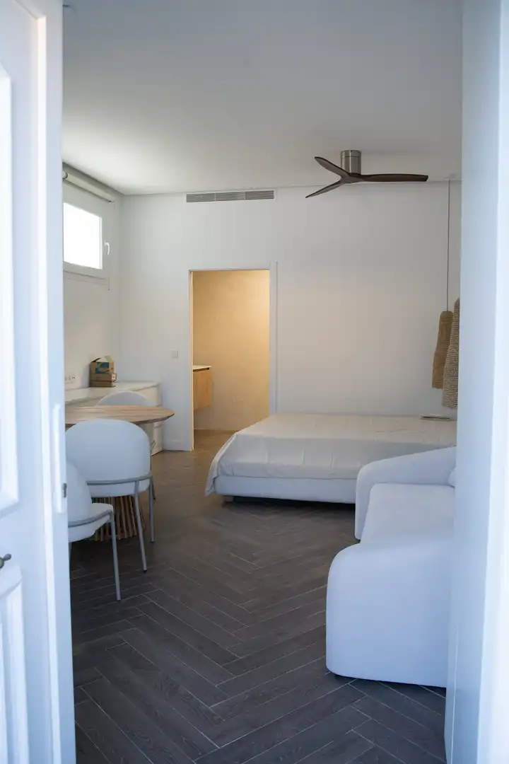 Loft zur Miete in Carrer Racó, 5, Playa del Puig Schlafzimmer von Loft zur Miete in El Puig de Santa Maria mit Klimaanlage, Heizung und Parkett