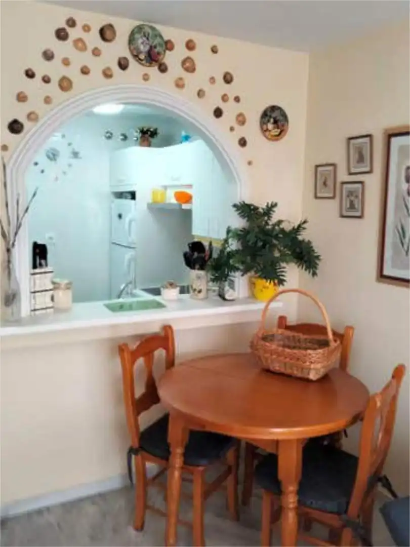 Flat for rent in Laguna Beach Kitchen of Flat for rent in Torrox with Heating, Private garden and Terrace