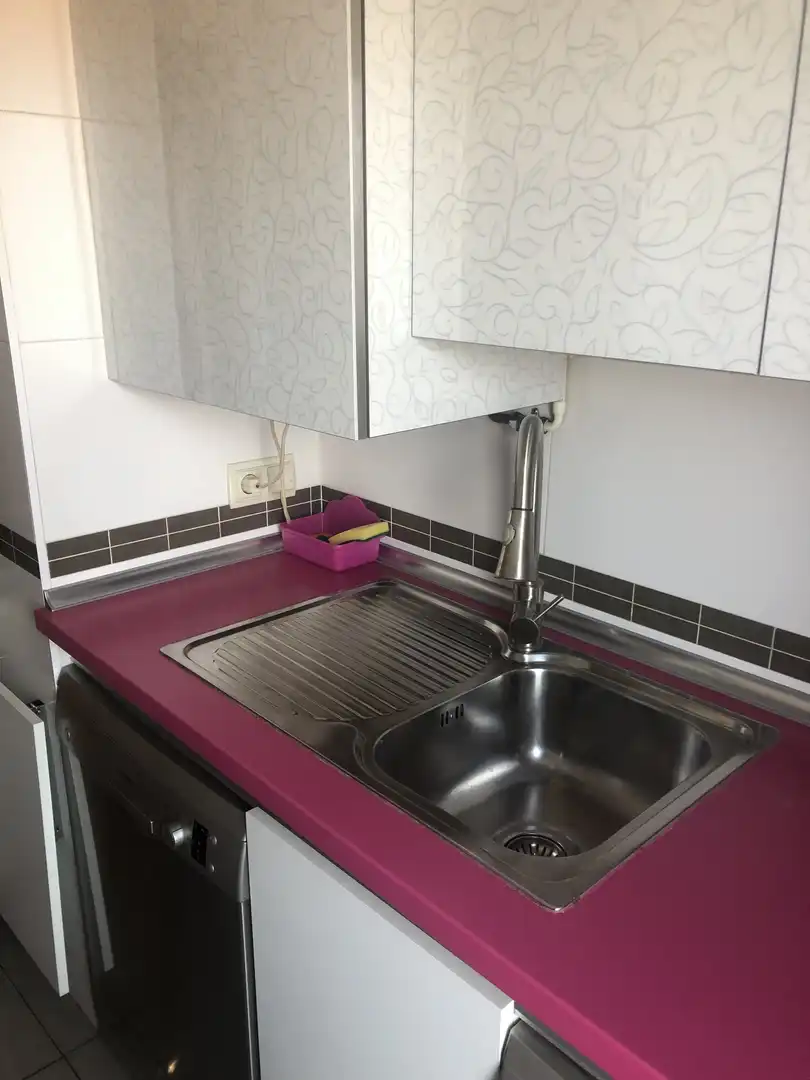 Cocina de Piso de alquiler en Valladolid con Aire acondicionado, Calefacción y Jardín privado