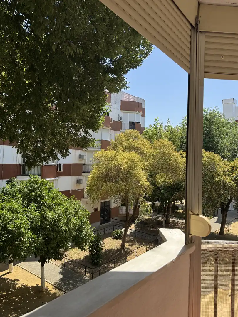 Vista exterior de Piso para compartir en Sevilla con Aire acondicionado, Terraza y Amueblado