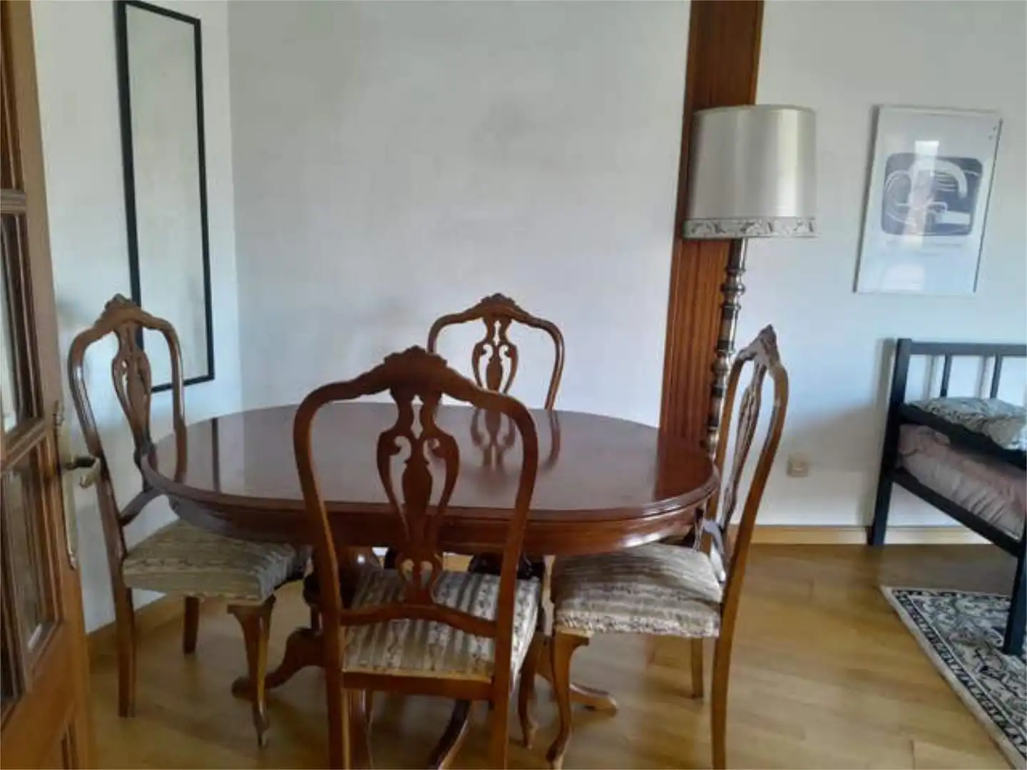 Piso de alquiler en Centro Comedor de Piso de alquiler en Ponferrada con Calefacción, Jardín privado y Terraza