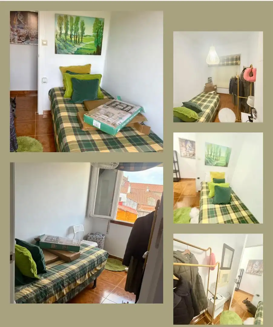 Habitación de Piso de alquiler en Ourense Capital  con Aire acondicionado, Terraza y Trastero