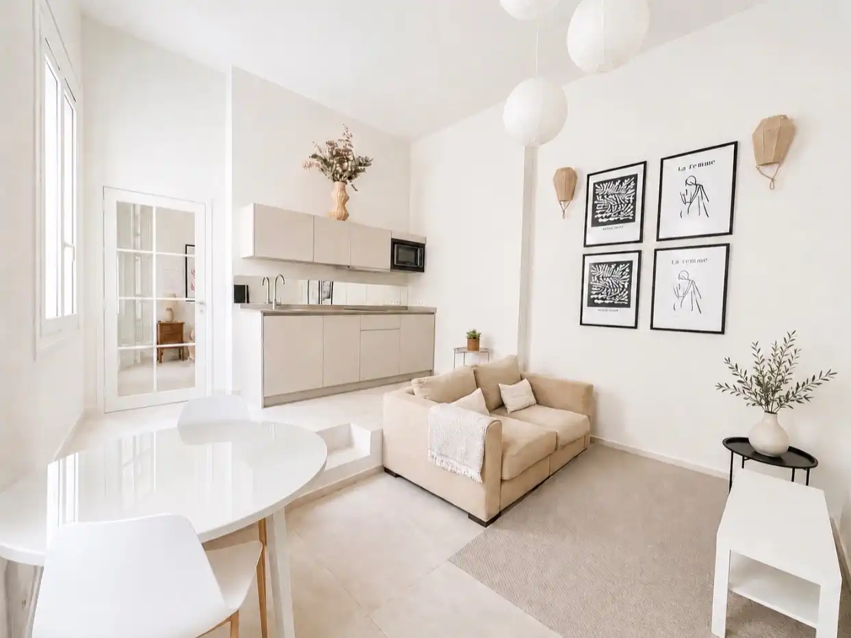 Living room of Flat for rent in Málaga Capital  with Air Conditioner
